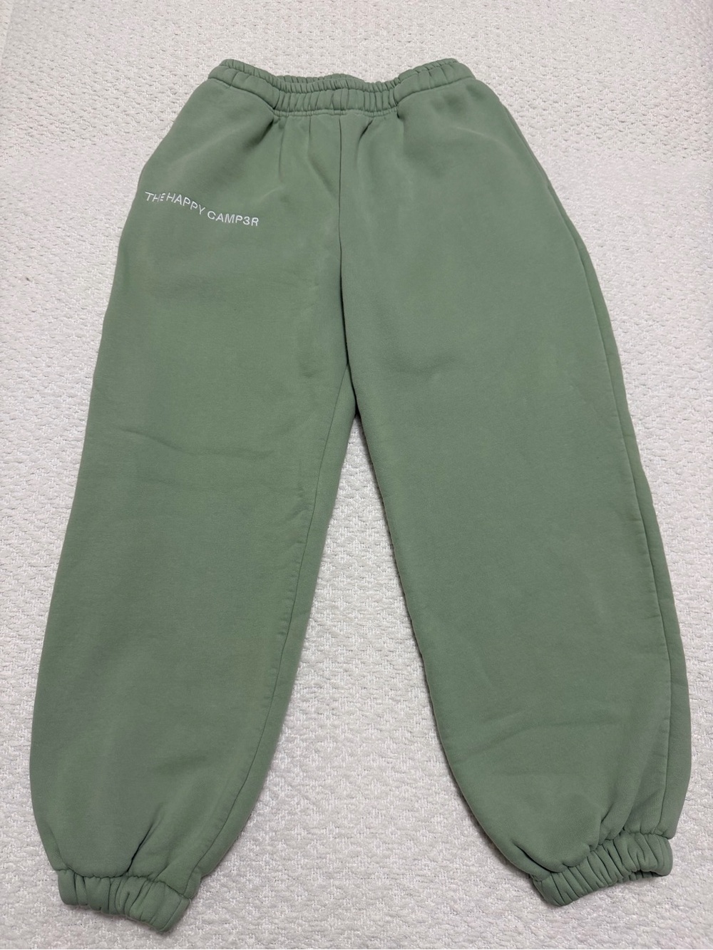 Happy Camper Green Thick Comfy Sweatpants Women’s Size Large